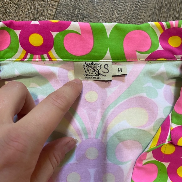 Katherine Way Nola half sleeve collared golf dress - Picture 2 of 3